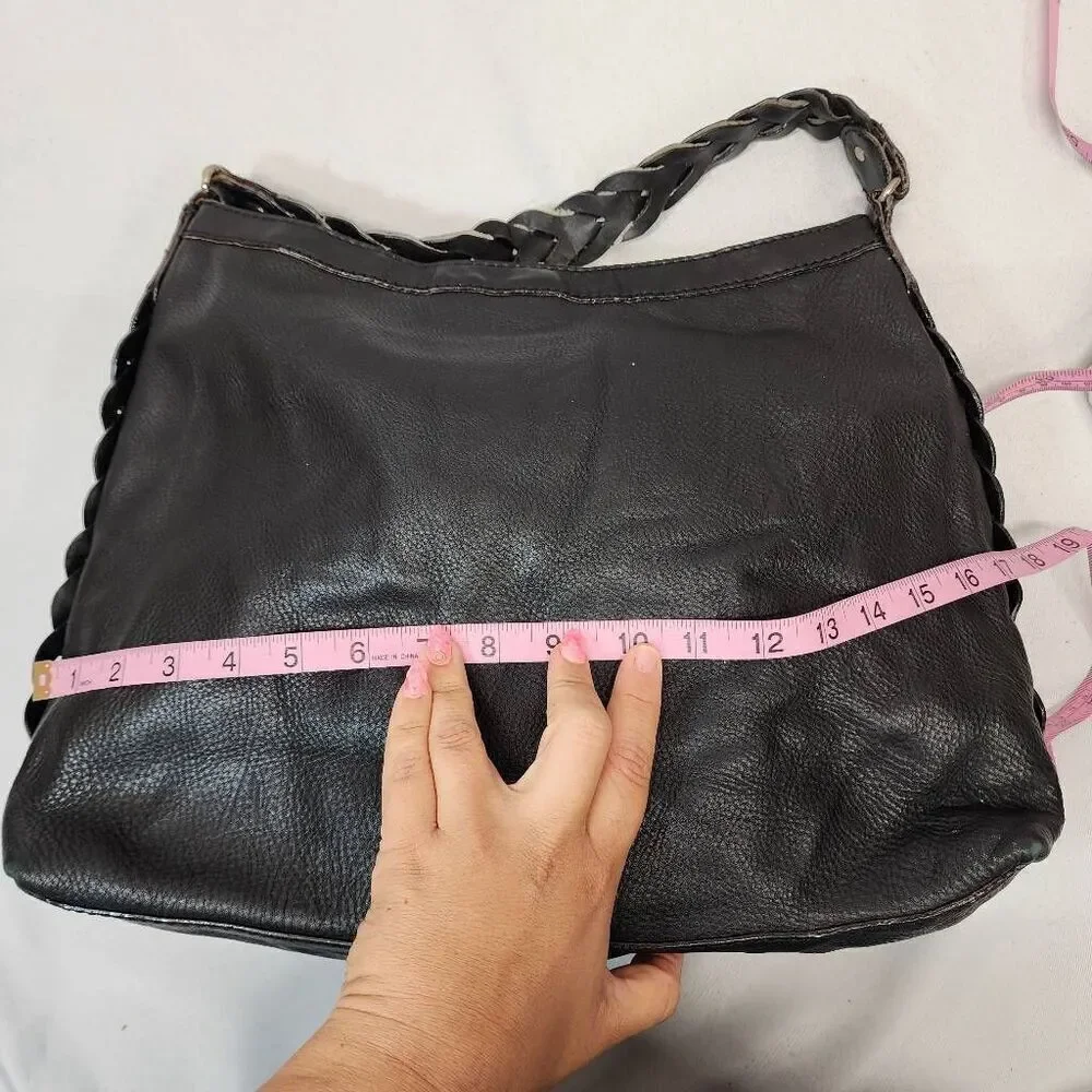 Kate Spade Natia Jamesport Black Shoulder Bag Large Leather